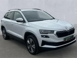 Moon white metallic Used 2024 Skoda Karoq SE Drive SUV | £23,350 (Fair price)