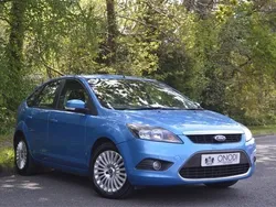 Blue Used 2010 Ford Focus Titanium Hatchback | £3,495 (Fair price)