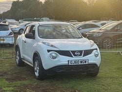 White Used 2010 Nissan Juke Visia SUV | £1,575