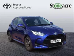 Blue Used 2020 Toyota Yaris Hybrid Design Hatchback | £13,750 (Fair price)