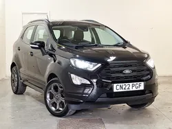 Black Used 2022 Ford Ecosport ST-Line SUV | £14,498 (Fair price)