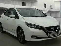 White Used 2019 Nissan Leaf Tekna Hatchback | £7,495 (Fair price)