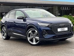 Blue New 2025 Audi Q4 Sportback e-tron Black Edition SUV | £49,950 (Super price)