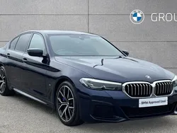 Blue Used 2022 BMW 530 M Sport Sedan | £30,995 (Fair price)