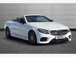 White Used 2021 Mercedes E300 AMG line Cabriolet | £36,995 (Good price)