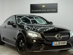 Black Used 2019 Mercedes C200 AMG Line Premium Coupe | £17,999 (Fair price)
