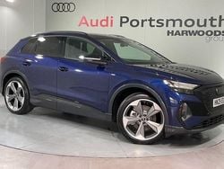 Blue Used 2025 Audi Q4 e-tron Black Edition SUV | £38,990 (Good price)
