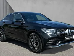 Obsidian black metallic Used 2020 Mercedes GLC300 AMG line Coupe | £30,859 (Good price)