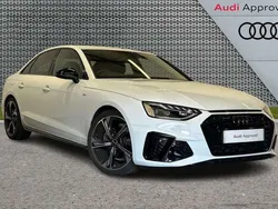 White Used 2024 Audi A4 Black Edition Sedan | £29,800 (A bit pricey)