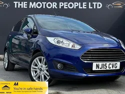 Blue Used 2015 Ford Fiesta Zetec Hatchback | £5,295 (Fair price)