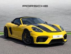 Racing yellow New 2025 Porsche 718 Spyder Cabriolet | £129,900
