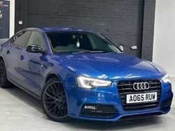 Blue Used 2015 Audi A5 Sportback Black Edition Hatchback | £11,495 (Fair price)