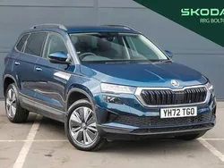 Petrol blue metallic Used 2023 Skoda Karoq SE Drive SUV | £16,995 (Good price)
