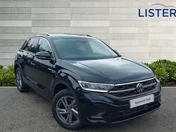 Deep black New 2025 VW T-Roc R-line SUV | £31,990 (Expensive)