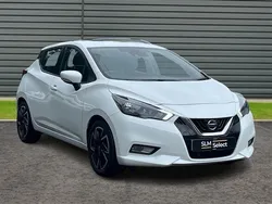 White Used 2021 Nissan Micra Acenta Hatchback | £10,298 (Fair price)