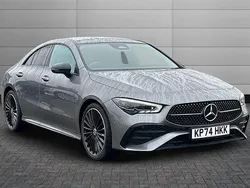 Grey Used 2024 Mercedes CLA220 AMG Line Premium Plus Sedan | £34,095 (A bit pricey)