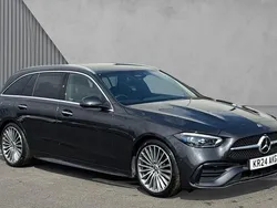 Grey Used 2024 Mercedes C300 AMG Line Premium Estate | £34,105 (Fair price)