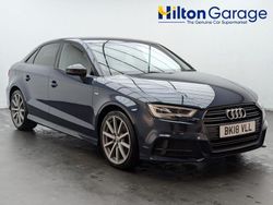 Blue Used 2018 Audi A3 Black Edition Sedan | £15,250 (Good price)