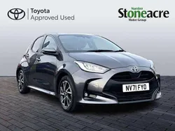 Grey Used 2021 Toyota Yaris Hybrid Design Hatchback | £14,750 (Good price)