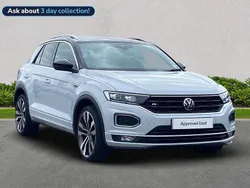 Silver Used 2021 VW T-Roc R-line SUV | £20,141 (Fair price)