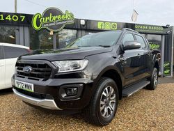 Black Used 2022 Ford Ranger Wildtrack Pickup | £17,995 (Good price)