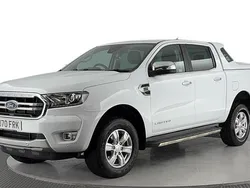White Used 2020 Ford Ranger Limited Pickup | £18,564 (Fair price)