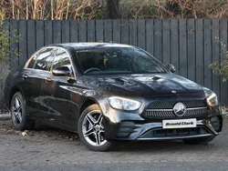 Black Used 2023 Mercedes E300 AMG line Sedan | £36,498 (Super price)