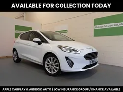 White Used 2019 Ford Fiesta Titanium Hatchback | £8,995 (A bit pricey)