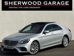 Silver Used 2018 Mercedes S350 AMG line Sedan | £27,490 (Expensive)
