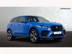 Ultra blue Used 2022 Jaguar F-Pace SVR SUV | £56,300