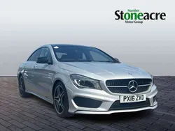 Silver Used 2016 Mercedes CLA220 AMG line Sedan | £12,525 (Fair price)