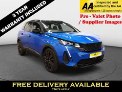 Blue Used 2021 Peugeot 3008 GT SUV | £17,295 (Fair price)