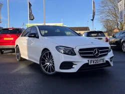 White Used 2020 Mercedes E220 AMG line Sedan | £29,250