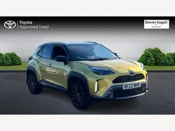 Yellow Used 2022 Toyota Yaris Hybrid Hatchback | £20,969 (Expensive)