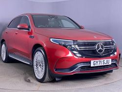 Red Used 2021 Mercedes EQC400 AMG line SUV | £27,999 (Fair price)