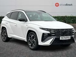 White New 2024 Hyundai Tucson N Line SUV | £33,340 (Fair price)
