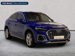 Blue Used 2022 Audi Q5 S-Line SUV | £28,789 (Fair price)