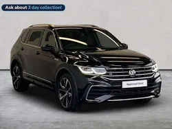 Black Used 2024 VW Tiguan Allspace R-line SUV | £35,990 (Expensive)