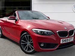 Red Used 2019 BMW 218 Sport Line Cabriolet | £17,306 (Fair price)