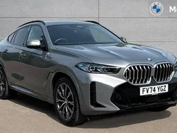 Skyscraper grey metallic Used 2024 BMW X6 M Sport SUV | £62,501 (A bit pricey)