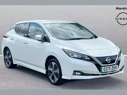 White Used 2021 Nissan Leaf Tekna Hatchback | £12,964 (Fair price)