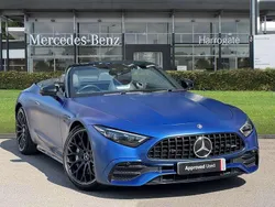 Blue Used 2023 Mercedes SL43 AMG Premium Plus Cabriolet | £72,000