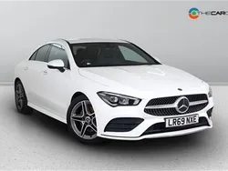 White Used 2019 Mercedes CLA200 AMG line Coupe | £21,975 (Fair price)