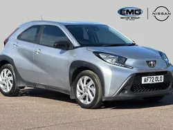 Silver Used 2022 Toyota Aygo PURE Hatchback | £11,495 (Fair price)