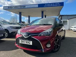Red/black Used 2017 Toyota Yaris Design Hatchback | £8,795 (Fair price)
