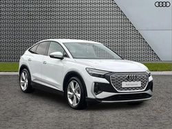 White Used 2024 Audi Q4 Sportback e-tron S-Line SUV | £33,499 (Super price)