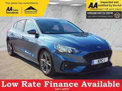 Blue Used 2018 Ford Focus ST-Line Hatchback | £9,995 (Fair price)