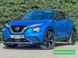 Blue Used 2022 Nissan Juke Tekna+ SUV | £16,495 (Fair price)