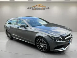 Grey Used 2017 Mercedes CLS350 Shooting Brake AMG line Estate | £14,480
