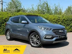 Blue Used 2016 Hyundai Santa Fe Premium SE SUV | £11,495 (Fair price)